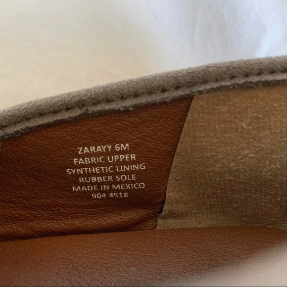 Steve Madden Zarayy Slip-On Sneakers Perforated, size 6, dark gray w/ olive tone - Picture 10 of 16